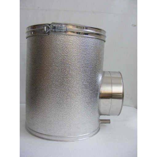 Szerelt kémény tisztító és kondenzvíz elvezető idom NA160/260 MAL Pr. Prémium Inox-Alu (asló tisztító)